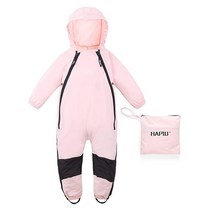 HAPIU 아동용 유아 레인슈트 머디 버디 방수 커버롤 오리지널 블루-오리지널 18 Months _243479, Pink-original