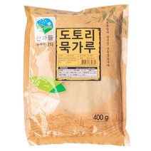 도토리 묵 가루 400g 800g 2kg 4kg 8kg 명절 추석 설날 단오 한가위 제사 가정용 업소용 식당 도토리 무침 묵사발 묵만들기, 400g 1개