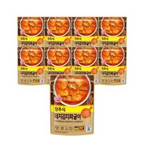 오뚜기 청주식 돼지김치짜글이 국물요리 캠핑음식 간편식 450g 1개 간단요리 밀키트, 9개