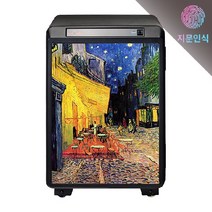 lucell 스마트WOUP-060PM3지문 고흐명화 카페테라스금고 지문인식기능 tv광고금고 선일루셀 김남주금고 가정용100kg금고 고흐 명화 입주선물 부자되는선물 업체직접설치배송, 추가안함, 2층계단(B1)