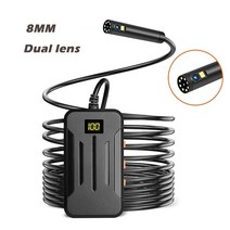 듀얼 렌즈 카메라 와이파이 내시경 HD1080P 2.0MP 8MM 5.5MM 3.9MM 엄밀한 케이블 안 드 로이드 아이폰 f300에 대 한 IP68 방수 LED, 02 5m