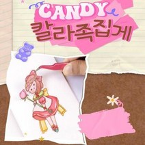 일자 곡선 칼라족집게 (DOA0445), 일자핑크