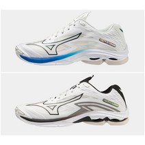 [MIZUNO] 미즈노 웨이브 라이트닝 Z7 화이트/블랙컬 & 화이트/블루컬러 미즈노신발&배드민턴화&탁구화&스쿼시화&배구화&핸드볼화&인도어화&라온스포츠