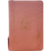 뉴 웨딩커플성경 새찬송가 (사이즈: 중/찬송가 합본/색인/지퍼/PU(인조가죽)/뉴핑크) 커플 성경 예쁜 성경책 고급 성경책 부부 성경책, 뉴 핑크