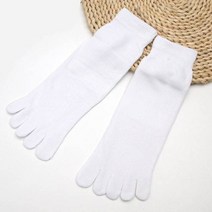 두꺼운 겨울 발가락 양말 핑거삭스 남여 남성과 여성 다섯 손가락 통기성 면 스포츠 러닝 솔리드 컬러 블랙 화이트 그레이 해피 삭스