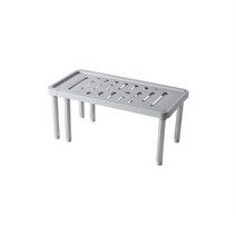 길이조절 확장형 싱크대정리대 선반, 그레이