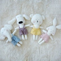 기타 바보사랑[꿈꾸는두부]날아라미쎄스깡 So cute 애착인형 만들기 패키지 55cm 솜포함, 곰돌이