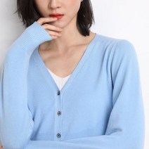 V 짧은 느슨한 넥 여름 루즈핏 숏 롱 니트 브이넥 쉬폰 데일리 기본 가디건