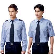 경신 KSK 2302 춘추 작업복 근무복 경비복 경호 스트라이프 줄무늬 셔츠 남방 상의, KSK 2302(반팔), XL(100), KSK 2302(반팔)/XL(100), 1개