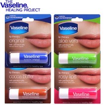 바세린 립테라피 립밤 스틱형 2종, 1개, 알로에+코코아