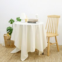 담은보자기 순면 무지 테이블보, 네추럴베이지, 6인용(220x130)