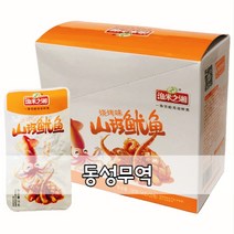 (동성무역) 새송이 오징어 산전 오징어 바베큐맛 14g*20개 / 1box