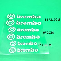 자동차 캘리퍼 도색 도장 페인트 brembo 레터링 차량 데칼 용 6 팩 브레이크, 스타일27