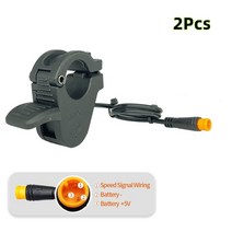 전기자전거용품 Ebike-전기 자전거 가속기 오른손/왼손 빠른 분해 스로틀 24V 36V 48V 60V 72V 썸, 2ps Waterproof Plug