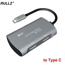캡쳐보드 type c 비디오 캡처 카드 4k 1080p usb 2.0 마이크 오디오 비디오 게임 라이브 스트리밍 상자 ps4 xbox 스위치 hdmi 호환 노트북 pc, z31a