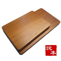 한국 문화 기능인의 작품 통나무 국내 생 옻칠 나무도마