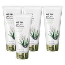 4개)허브데이365 마스터블렌딩 클렌징폼 170ml 알로에 그린티, 4개