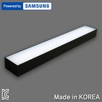 조명다움 LED조명 LED주방등 아크릴거실조명 시스템 바리솔 LG칩 삼성칩 국내산 부엌조명 주방조명, 14_1 LED아스텔주방등 30W 블랙(55x1)