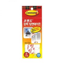 pdg# 3M 코맨드 양면 테이프 17024S 소형 5개 매직 스카치 ?리필 투명 박스 크리스탈