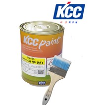 KCC 우레탄 니스 1L 투명 목재용 실내용 바니쉬 (uv425투명)+PP평붓3인치