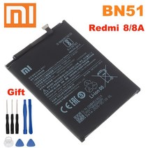 핸드폰 배터리 교체 100 xiao mi 원래 배터리 bn51 5000mah redmi 88a 전화 교체 배터리 + 무료 도구, 없음