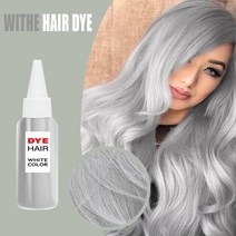 새치커버 일회용 천연 헤어 크림 6 색 30ml 염색 빠른 컬러 왁스 유니섹스 그레이 레드 퍼플 도구, [01] White
