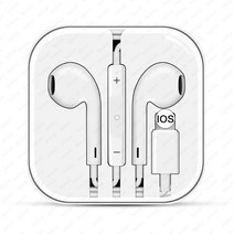 귀에거는이어폰 귀걸이이어폰 Apple iphone 11 12 13 pro max x xs xr 6 6s 7 8 plus 이어 버드 용 오리지널 유선 3.5mm 헤드셋 (마이크, 아이폰용