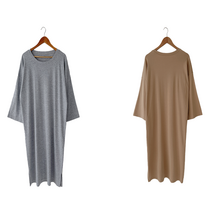 베이직 루즈핏 롱 원피스 2개