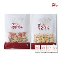 서울식품 프리미엄 목련어묵 꼬치(사각) + 프리미엄 꼬치어묵(종합) 500g+420g, 사각꼬치500g + 종합꼬치420g