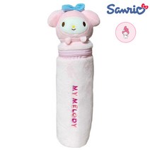 산리오 캐릭터 봉제 필통 구데타마 키티 마이멜로디 시나모롤 폼폼푸린 택1, 1개, 03.마이멜로디(원형)필통