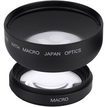 일본직발송 2. ASHA 카메라 렌즈 52MM 0.45X 광각 범용 변환 매크로 렌즈 캐논니콘용소니용SLR 카메라