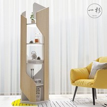 북유럽 북타워 피엘킹에 알고트 나무선반 회전 물리그선반 책선반 레르베리, 02_180x35x35cm