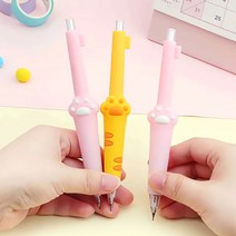 일정문구 2500순덕이크루발바닥샤프(0.5mm) 고양이 냥냥펀치 냥젤리 실리콘 그립감좋은, 20set_1box