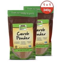 2세트 나우푸드 리얼푸드 캐롭 캐럽 파우더 340g carob