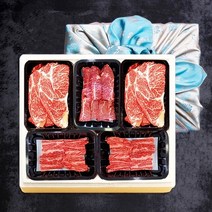 명품 한우 구이용 갈비살 앞치마살 등심 고급 선물용 소고기 세트 프리미엄 D호