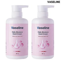 바세린 데일리 모이스처 핸드크림 500ml 1+1 / 대용량 / 바세린핸드크림 / 고보습, 2개