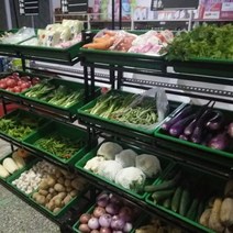 4단 경사선반 마트 선반 야채 진열대 과일 빵 채소, 상세이페이지 참고, I