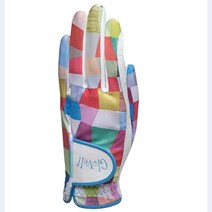 Glove It 여성용 골프 장갑 - 가볍고 부드러운 카브레타 가죽 자외선 차단 만화경 스몰 왼쪽, Small
