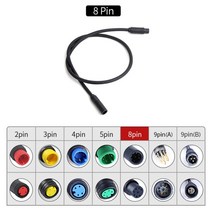 bafang8fun 모터 키트 용 전자 자전거 케이블 기어 센서 usb 프로그래밍 유압 브레이크 센서 디스플레이 5pin 브레이크 3pin 1t4 1t2, 1t4 연장 케이블