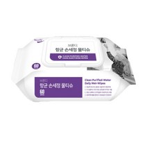 브론디 항균 손세정 물티슈, 6팩, 60매