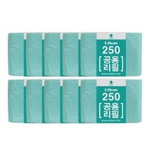 이지캔 16L 20L 21L 공용 리필 봉투 250, 80개