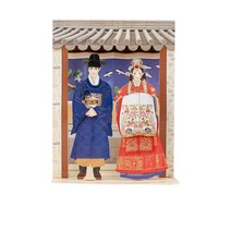 CZI654102전통팝업 혼례/한복카드/전통카드/솜씨/더솜씨/외국인선물/청첩장카드/선물용카드, 070-SK-0001 / 전통팝업 혼례