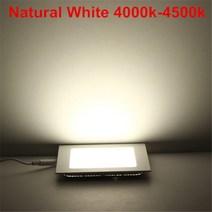 파워딜 Ac/dc 12 v/24 v 울트라 얇은 디자인 3 w 6 9w12w 15 25 led 천장 recessed 그리드 downlight 광장, 01 Natural White_01 12V 3W