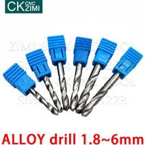1P 1.8-6mm 카바이드 드릴 비트 스테인레스 스틸 목재 작업 트위스트 홀 커터 금속 CNC 선반 기계, 24 4.9mm