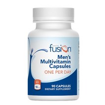 이지몰 Bariatric Fusion One Per Day Multivitamin with Iron (철분 함유 비만 종합 비타민) 삼키기 쉬운 캡슐 수술 환자를 위한 비타민 위, 남자들, 90개 (1팩)