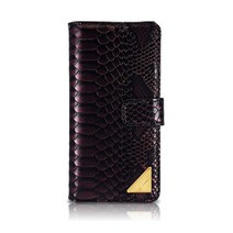 루이스 가죽 파이톤 다이어리 휴대폰 케이스