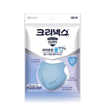 크리넥스 라이트핏 슬림&쿨마스크 블루 대형 5Px5개
