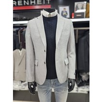 파렌하이트 S/S 멜란지 그레이 스판 캐주얼 자켓 FCEAB4107_GYM