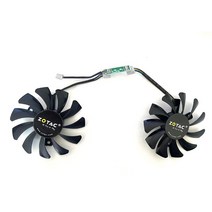 CPU팬 2PCS GA81S2U 4PIN 12V GTX970 GPU 팬 ZOTAC GTX 660Ti 650Ti 부스트 970 그래픽 카드 냉각, [03] 2PCS