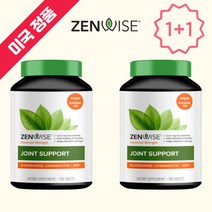 Zenwise 젠 와이즈 조인트 서포트 땡와이즈 고약사 180정 1+1 4개월분/글루코사민 콘드로이친 MSM 미국정품 직구